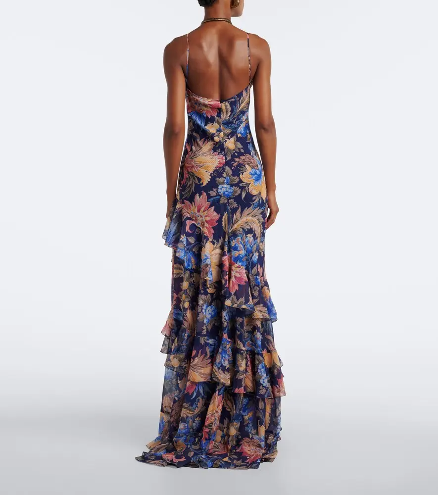 Etro Floral ruffled gown | Thumbnail 5 Etro Floral ruffled gown | Thumbnail 5