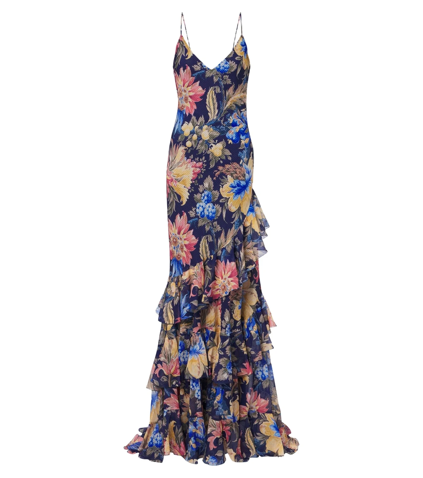 Floral ruffled gown Floral ruffled gown
