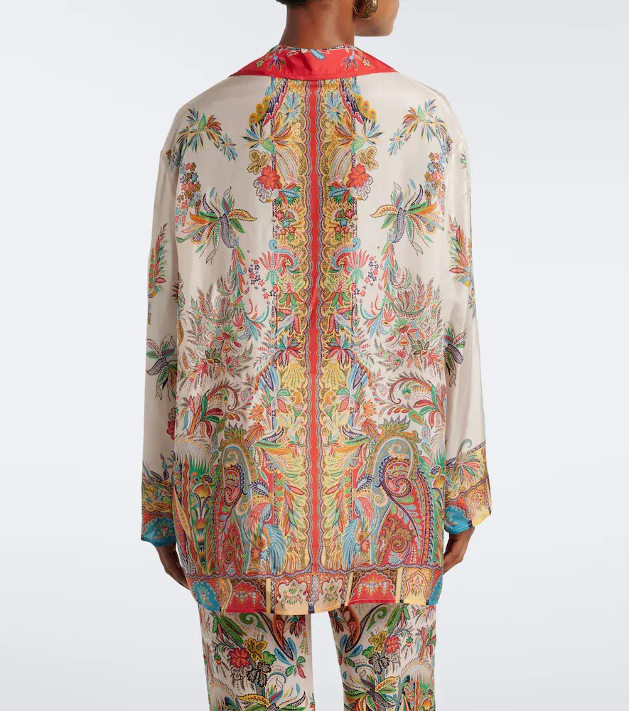 Etro Paisley oversized silk shirt | Thumbnail 2 Etro Paisley oversized silk shirt | Thumbnail 2