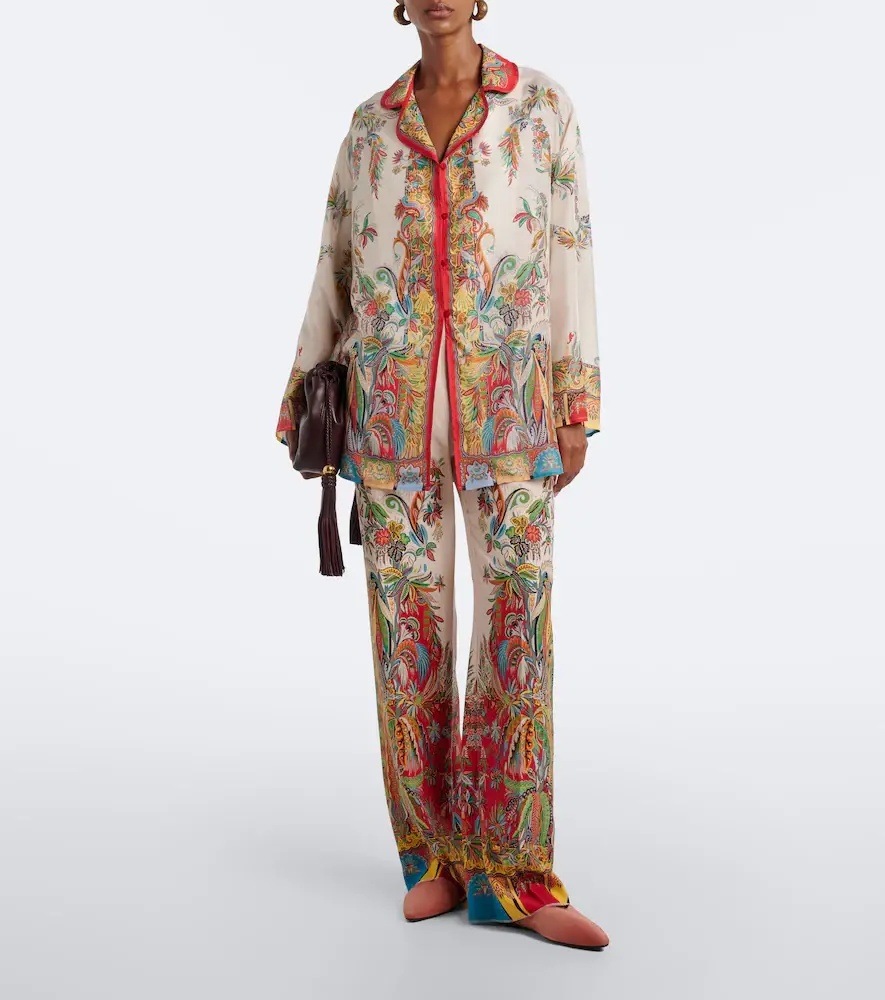 Etro Paisley oversized silk shirt | Thumbnail 3 Etro Paisley oversized silk shirt | Thumbnail 3