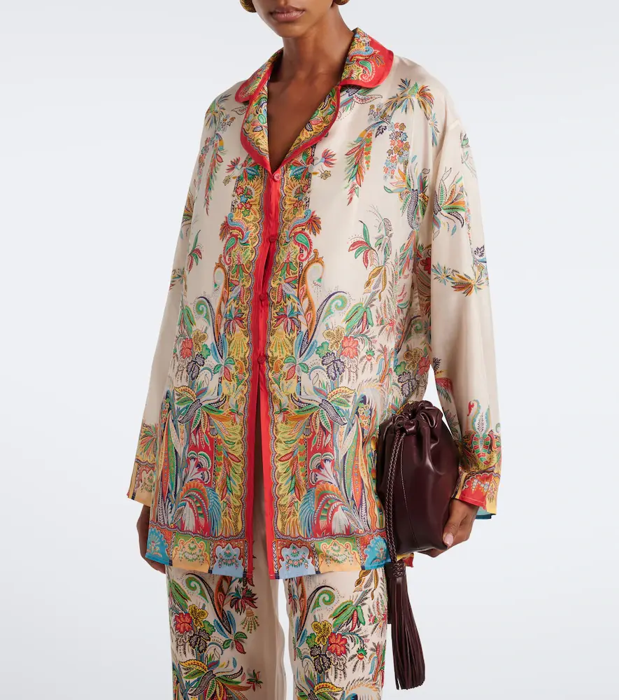 Etro Paisley oversized silk shirt | Thumbnail 5 Etro Paisley oversized silk shirt | Thumbnail 5