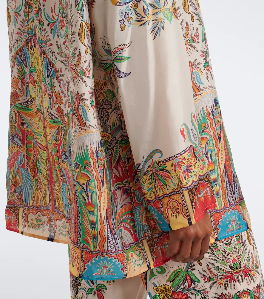 Etro Paisley oversized silk shirt | Thumbnail 6 Etro Paisley oversized silk shirt | Thumbnail 6
