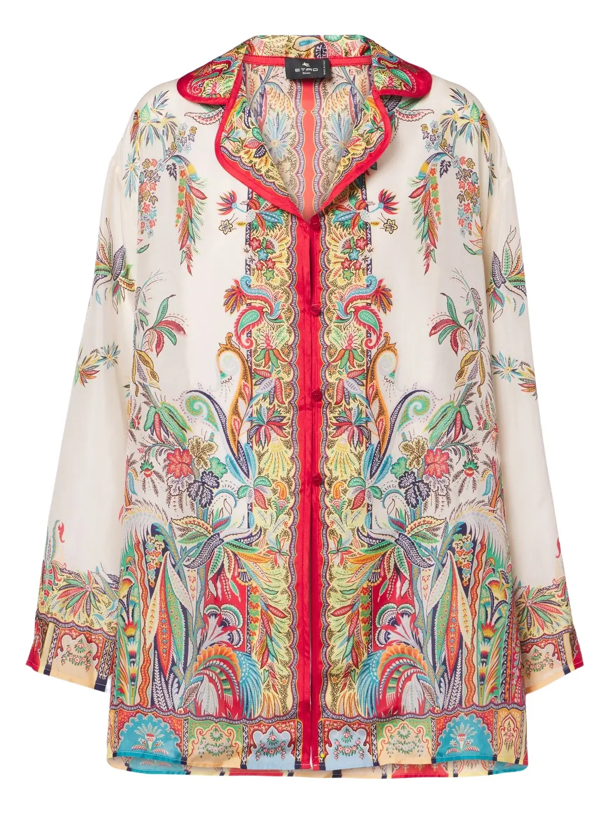 Paisley oversized silk shirt Paisley oversized silk shirt