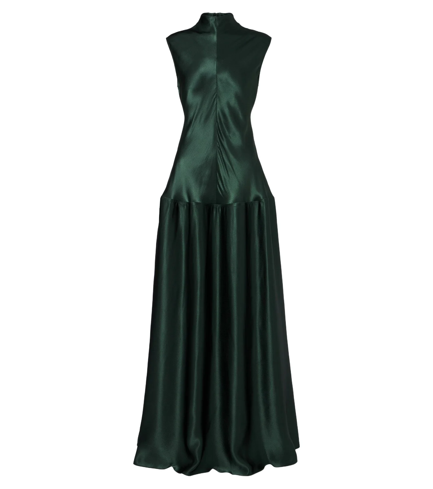 Satin maxi dress