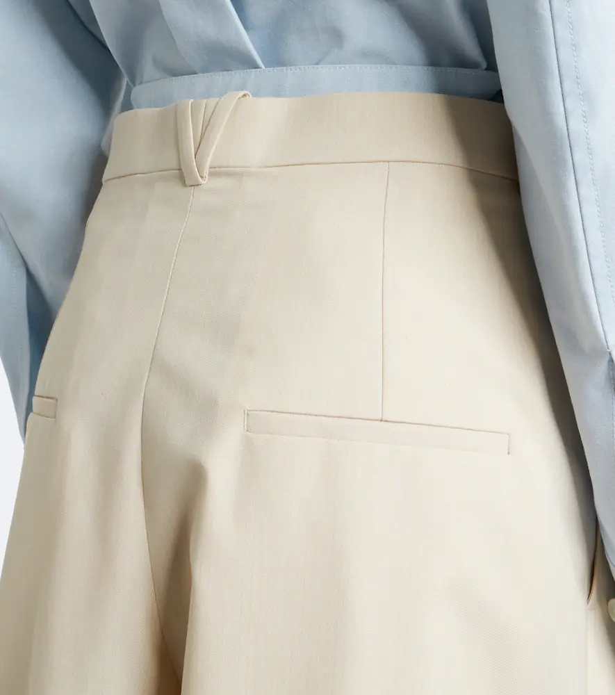 Bottega Veneta Wool and cotton wide-leg pants | Thumbnail 2