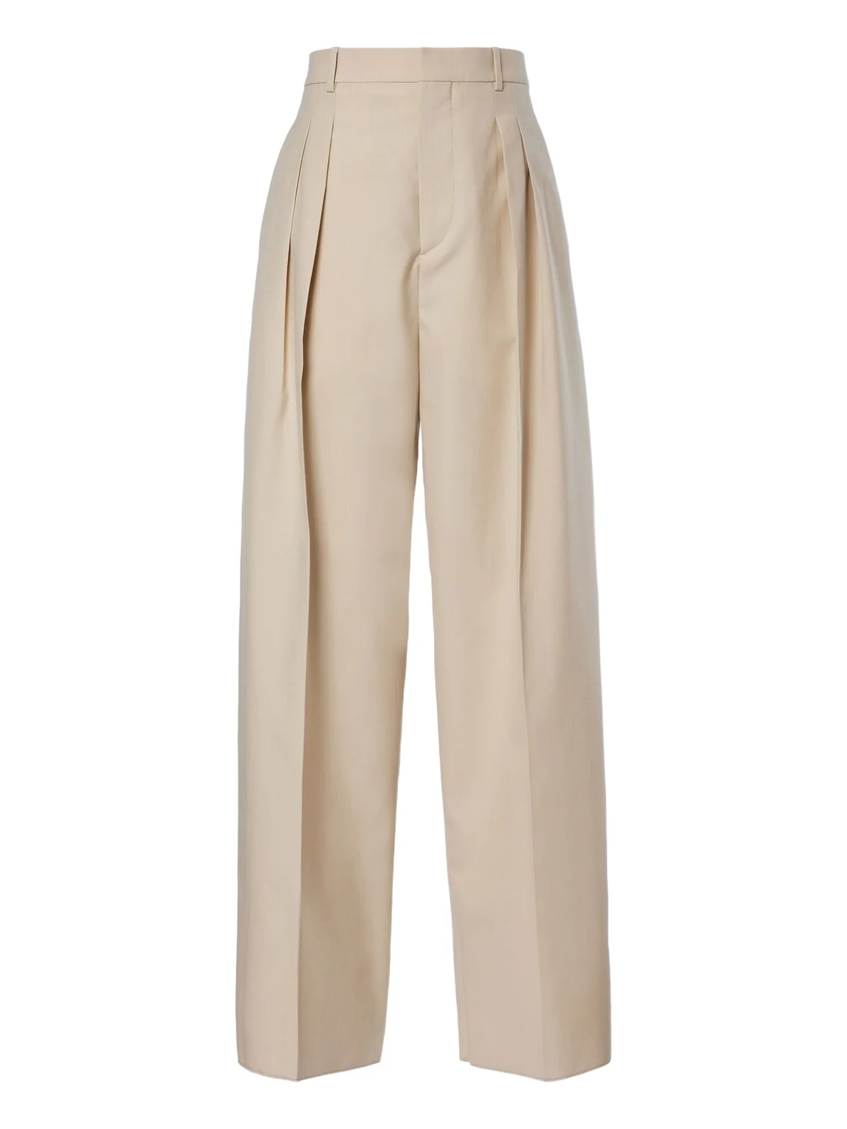 Wool and cotton wide-leg pants Wool and cotton wide-leg pants
