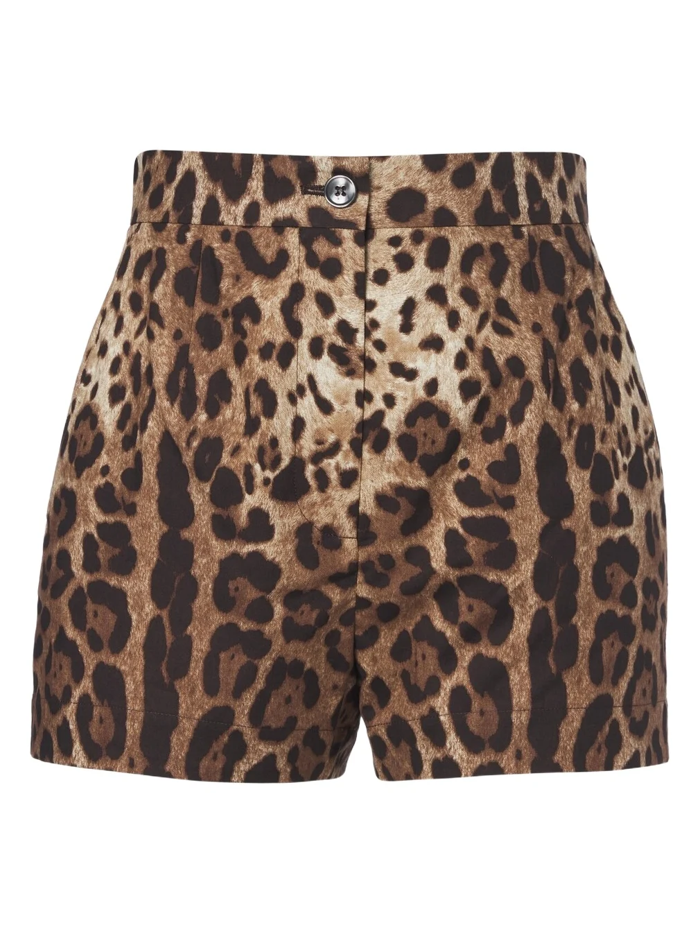 Dolce & Gabbana Leopard-print cotton shorts
