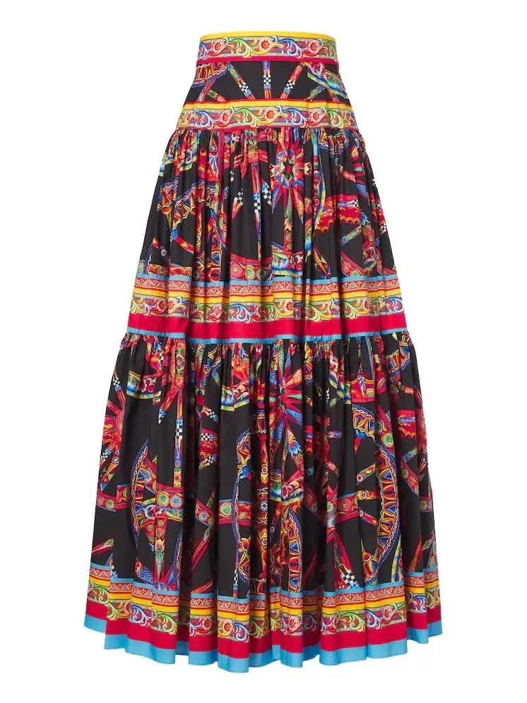 Carretto cotton maxi skirt Carretto cotton maxi skirt