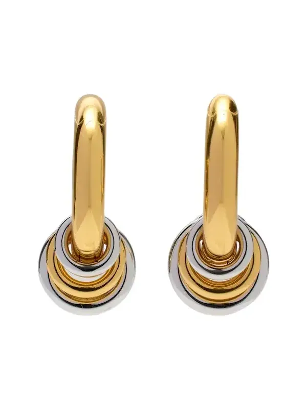 Déhanche Revenge 14kt gold-plated hoop earrings Déhanche Revenge 14kt gold-plated hoop earrings