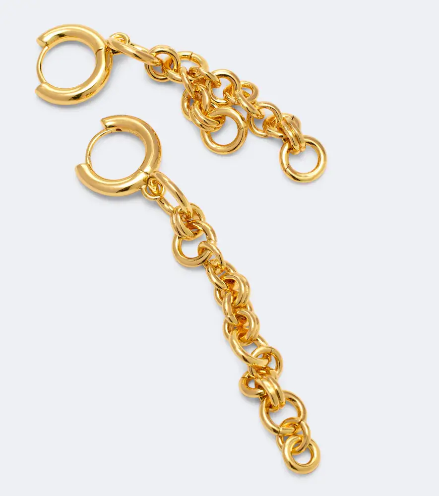 Déhanche Déhanche Revenge asymmetric chain drop earrings | Thumbnail 4
