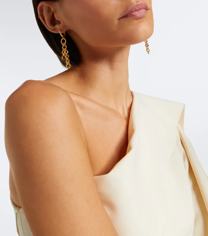 Déhanche Déhanche Revenge asymmetric chain drop earrings | Thumbnail 5