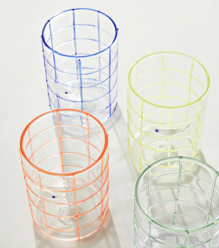 Jonathan Adler Amalfi set of 4 glasses | Thumbnail 3