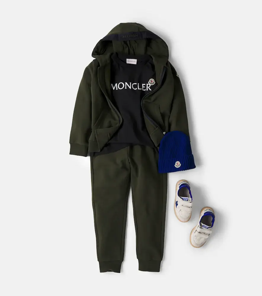 Moncler Enfant Logo virgin wool beanie | Thumbnail 4 Moncler Enfant Logo virgin wool beanie | Thumbnail 4