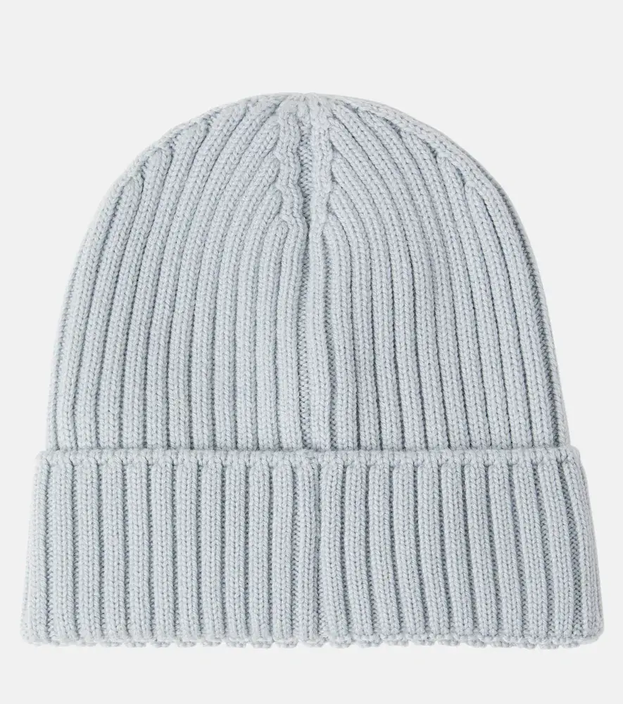 Moncler Enfant Logo virgin wool beanie | Thumbnail 2