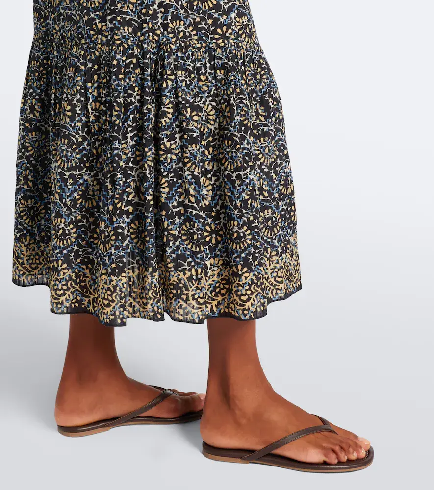 Ulla Johnson Olina printed tiered cotton-blend midi skirt | Thumbnail 6 Ulla Johnson Olina printed tiered cotton-blend midi skirt | Thumbnail 6