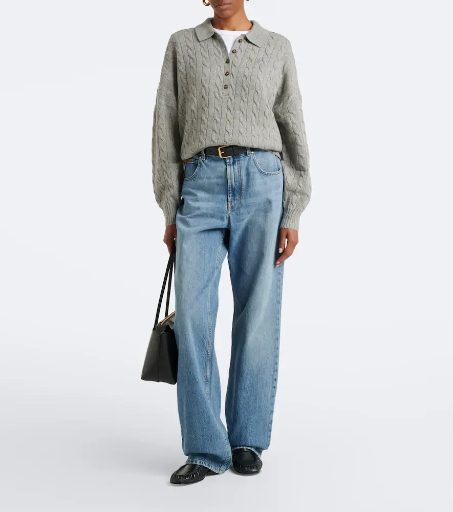 Polo Ralph Lauren Cable-knit wool and cashmere polo sweater | Thumbnail 5 Polo Ralph Lauren Cable-knit wool and cashmere polo sweater | Thumbnail 5