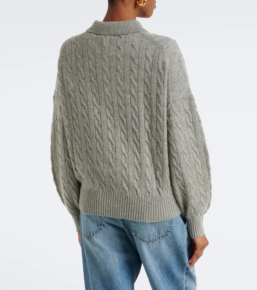 Polo Ralph Lauren Cable-knit wool and cashmere polo sweater | Thumbnail 6 Polo Ralph Lauren Cable-knit wool and cashmere polo sweater | Thumbnail 6
