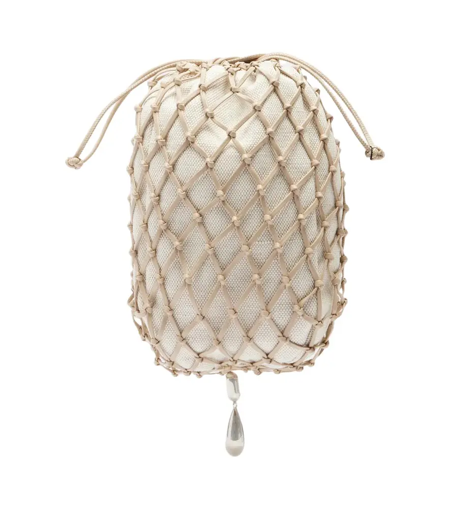 Savette Macramé Small leather pouch | Image 1 Savette Macramé Small leather pouch | Image 1