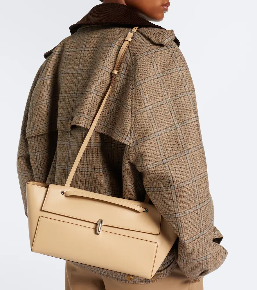 Savette Symmetry Trapeze Medium leather shoulder bag | Thumbnail 5