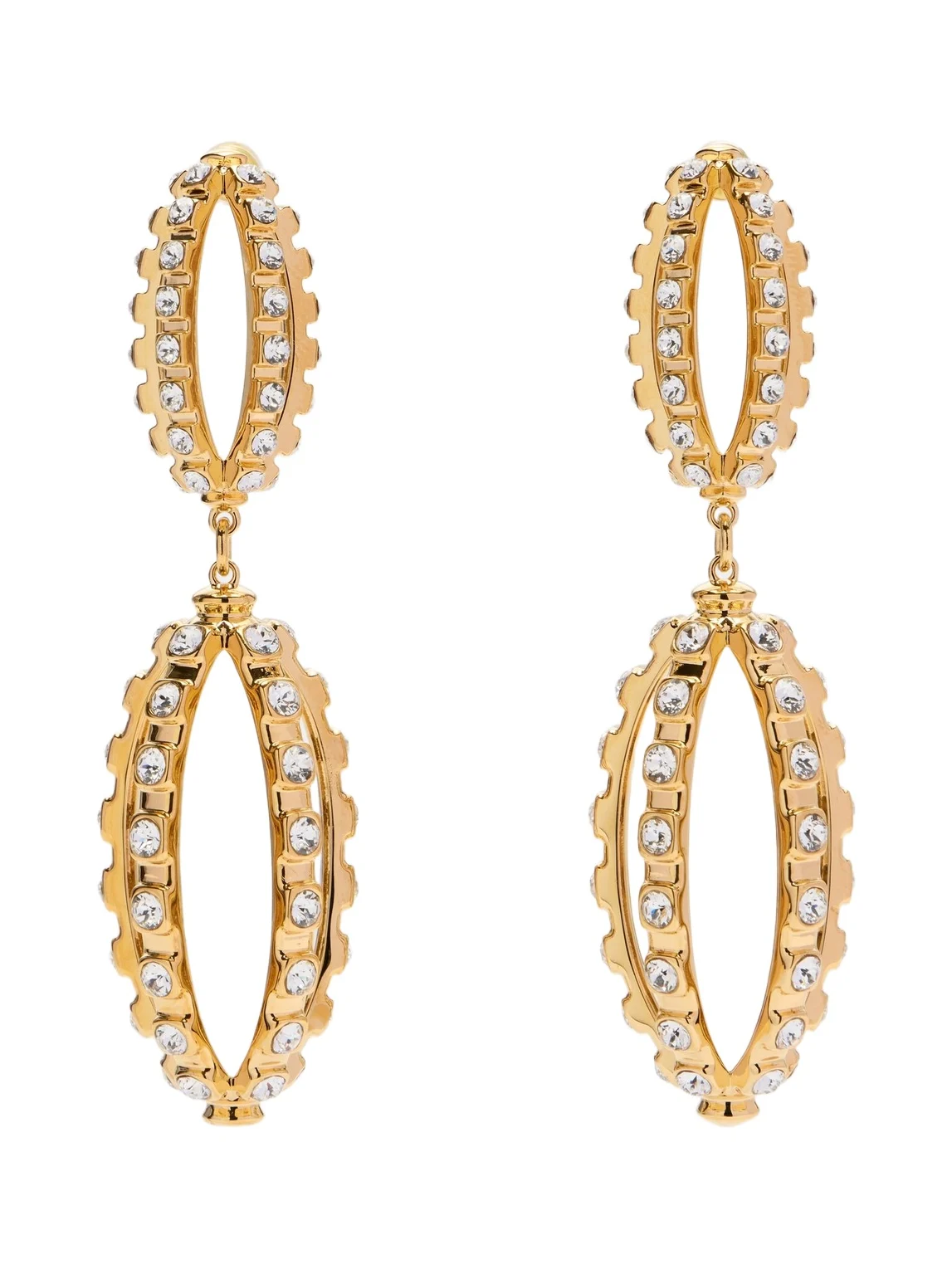 Embellished drop earrings Embellished drop earrings