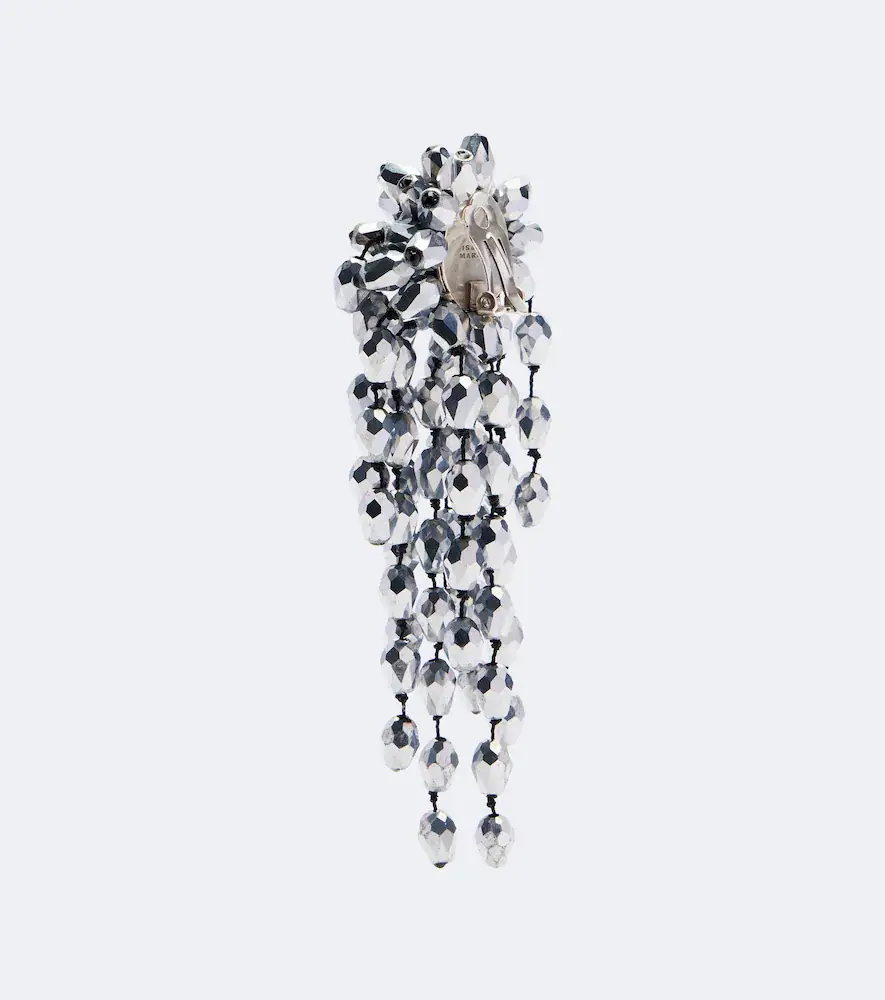 Isabel Marant Hanabi beaded clip-on earrings | Thumbnail 2