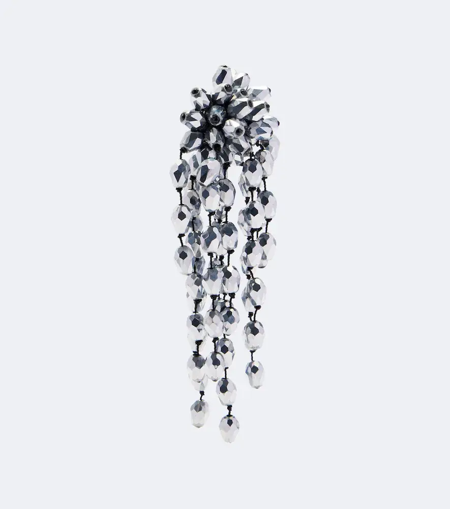 Isabel Marant Hanabi beaded clip-on earrings | Thumbnail 4