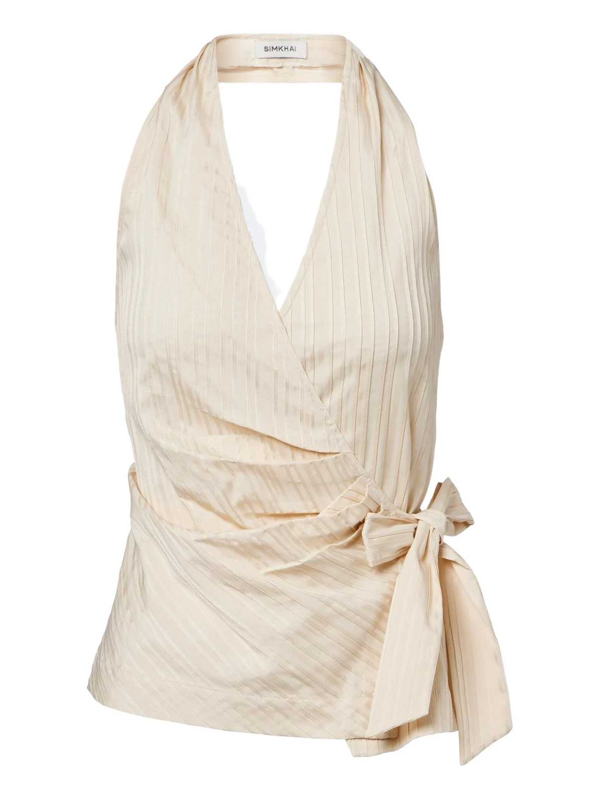 Bria striped halterneck top Bria striped halterneck top