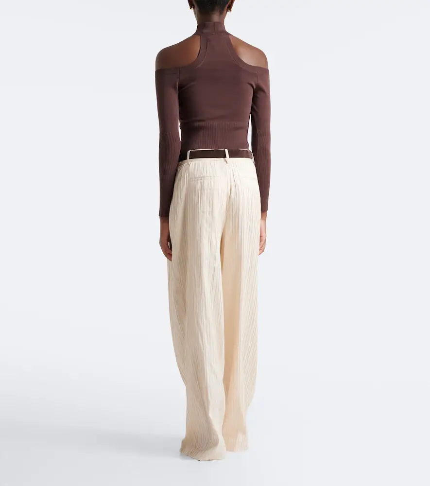 Simkhai Grace striped wide-leg pants | Thumbnail 3 Simkhai Grace striped wide-leg pants | Thumbnail 3