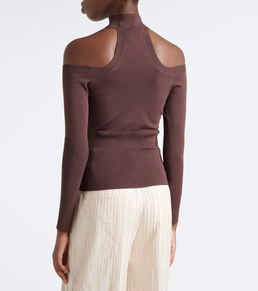 Simkhai Lila off-shoulder sweater | Thumbnail 4