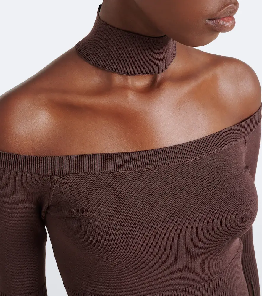 Simkhai Lila off-shoulder sweater | Thumbnail 6