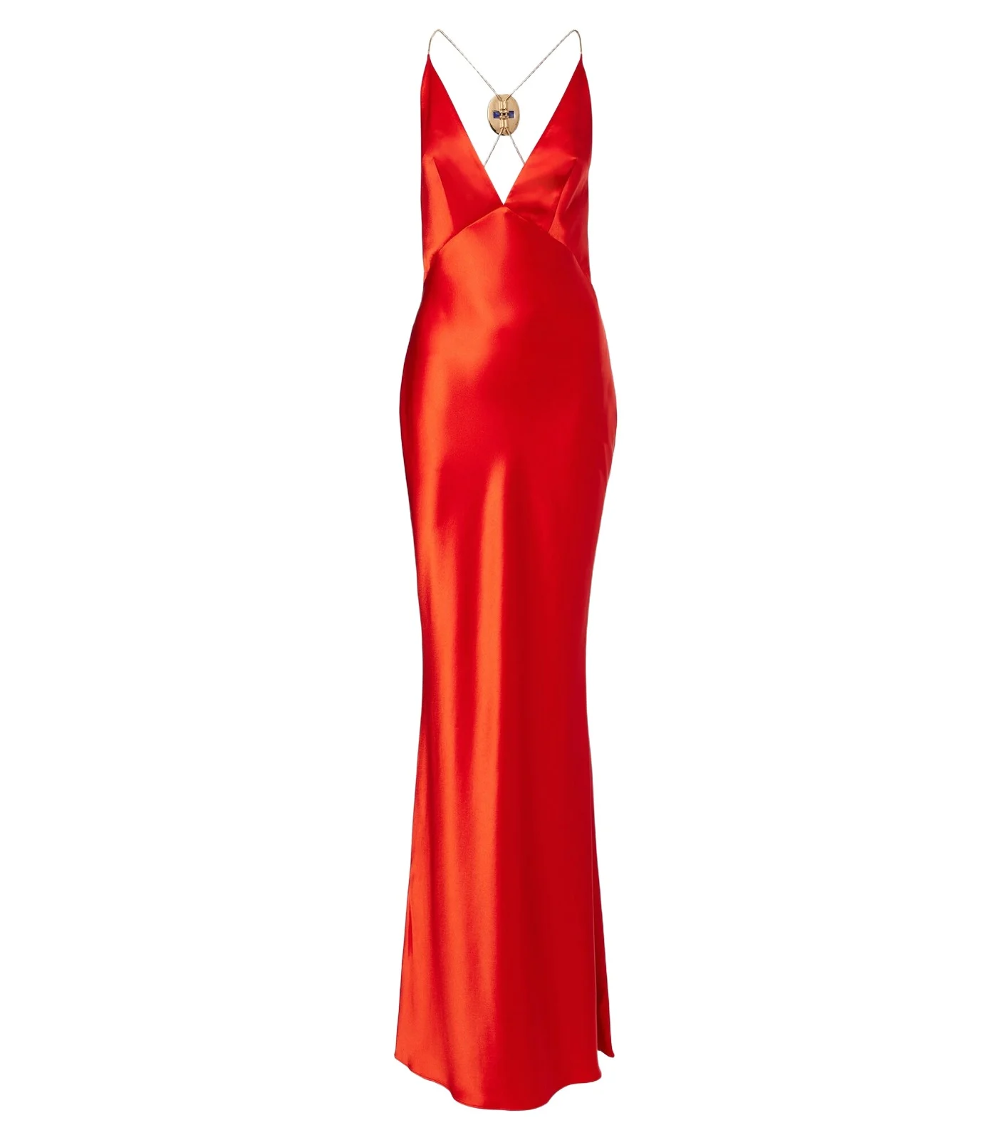 Retrofête Arianell embellished satin gown Retrofête Arianell embellished satin gown