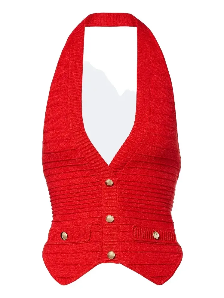 Retrofête Tinsley knitted crop top Retrofête Tinsley knitted crop top