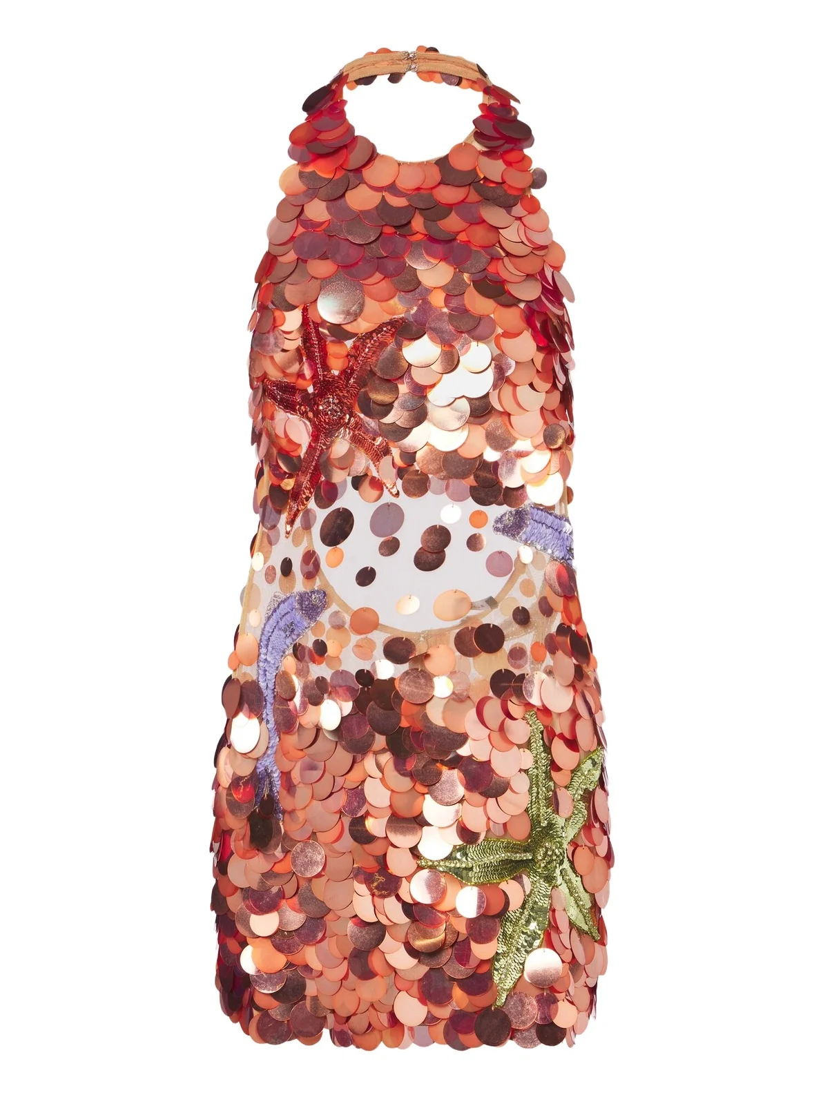 Retrofête Dorothy embellished halterneck minidress Retrofête Dorothy embellished halterneck minidress