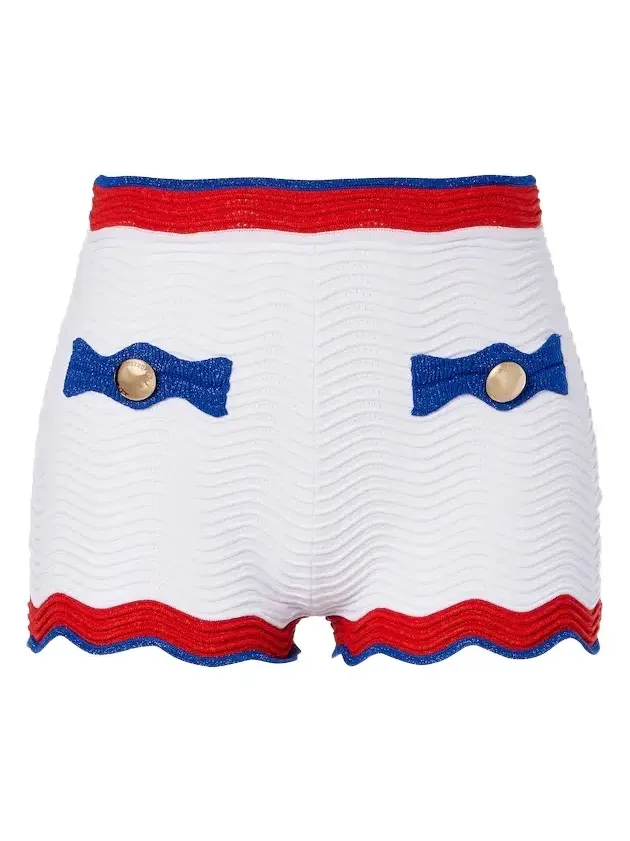 Retrofête Kait scalloped shorts