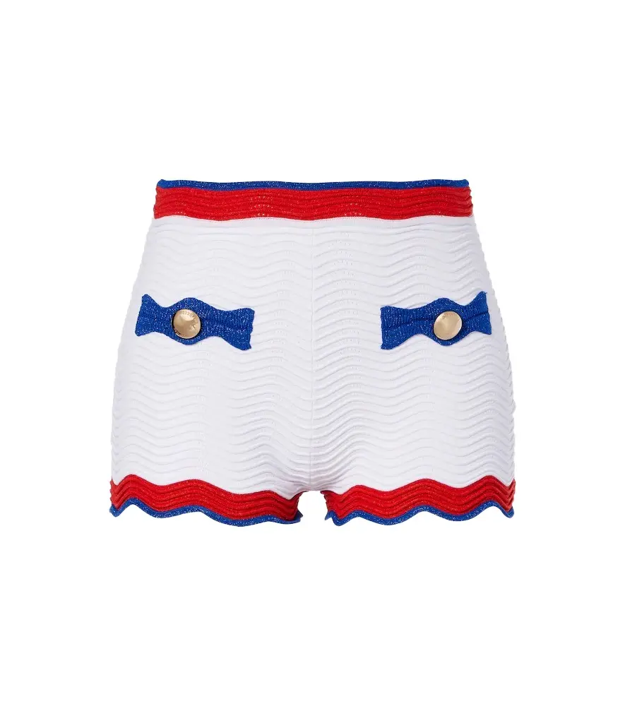 Retrofête Retrofête Kait scalloped shorts | Image 1 Retrofête Retrofête Kait scalloped shorts | Image 1
