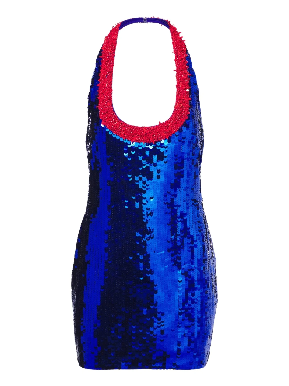 Retrofête Lunexa embellished halterneck minidress Retrofête Lunexa embellished halterneck minidress