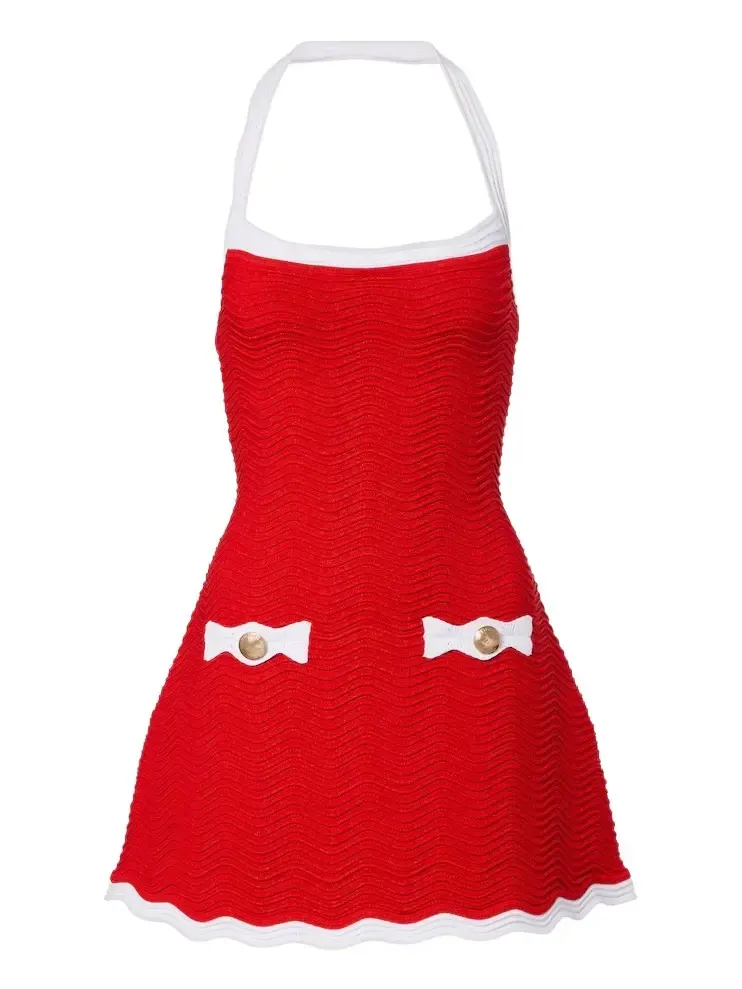 Retrofête Ondina ribbed-knit minidress Retrofête Ondina ribbed-knit minidress