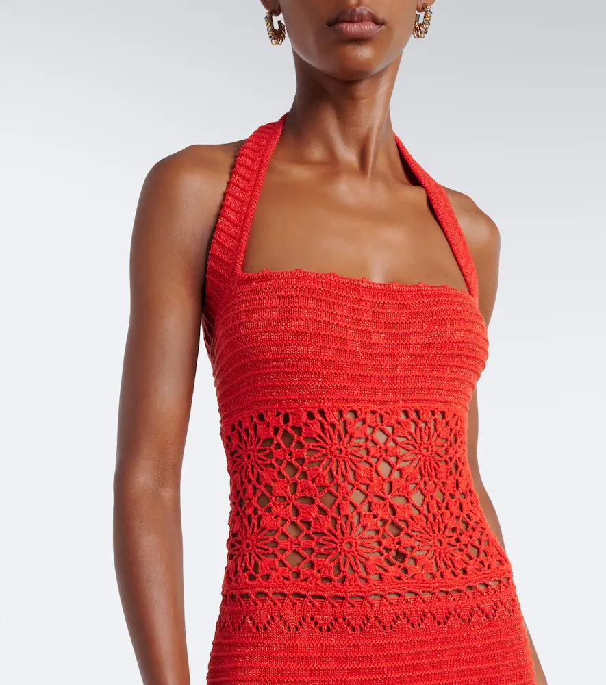 Retrofête Retrofête Peggie crochet cotton-blend maxi dress | Thumbnail 5