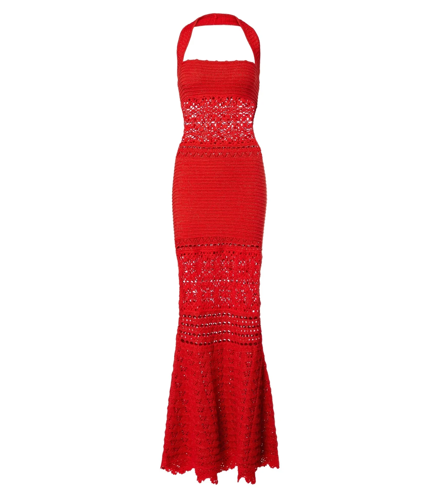 Retrofête Peggie crochet cotton-blend maxi dress Retrofête Peggie crochet cotton-blend maxi dress