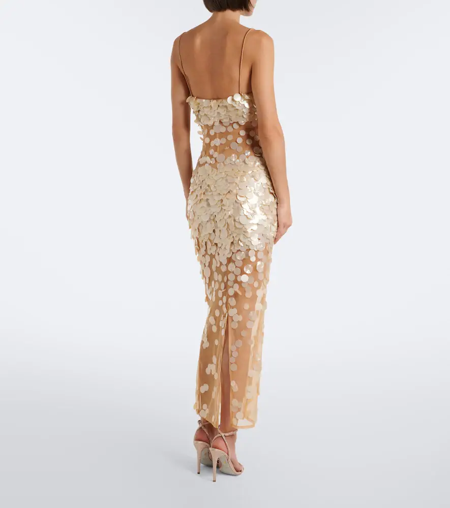 Retrofête Retrofête Mischa embellished cocktail dress | Thumbnail 3