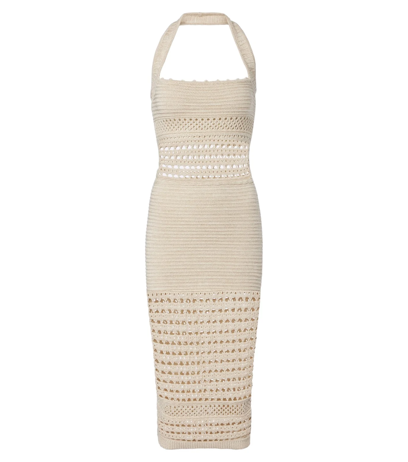 Jaycee crochet cotton-blend midi dress Jaycee crochet cotton-blend midi dress