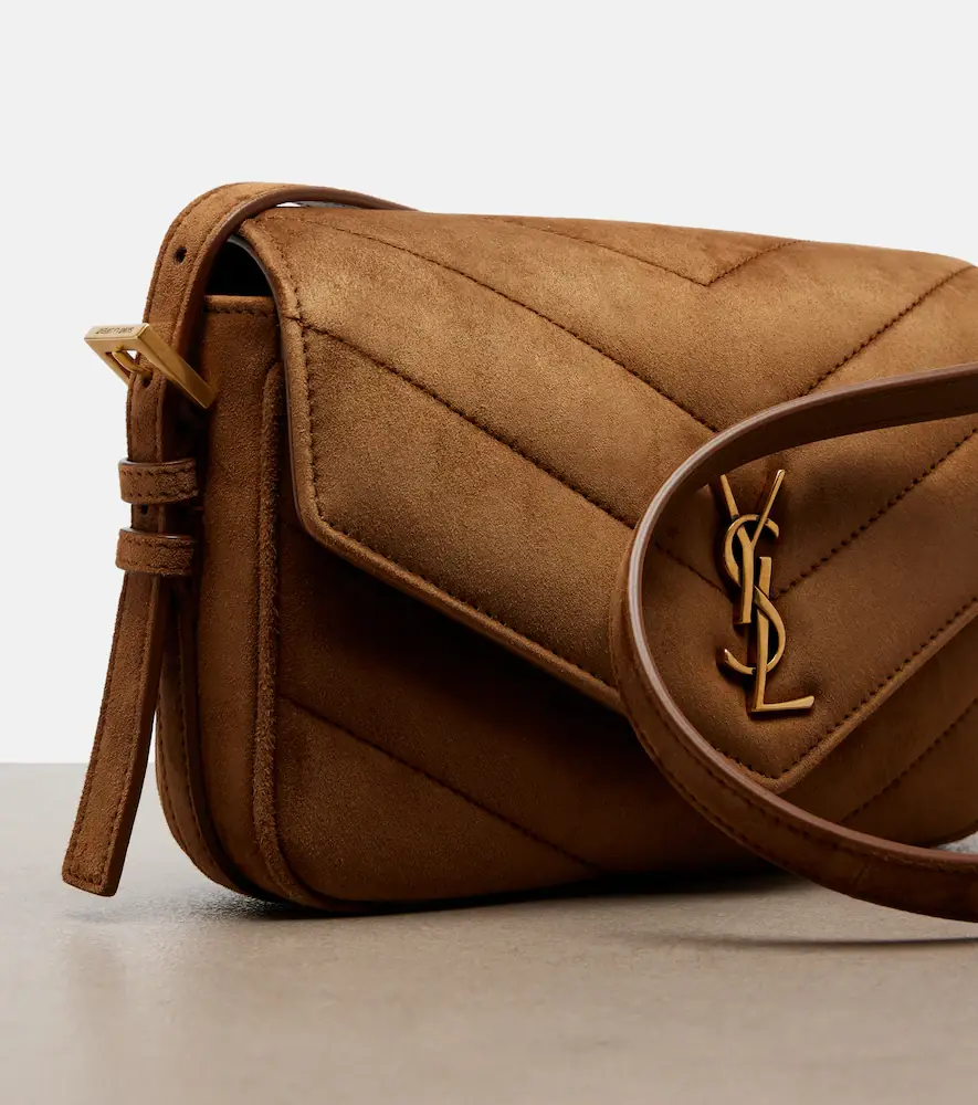 Saint Laurent Loulou Toy matelassé suede crossbody bag | Thumbnail 2 Saint Laurent Loulou Toy matelassé suede crossbody bag | Thumbnail 2