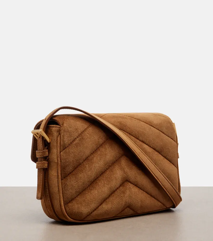 Saint Laurent Loulou Toy matelassé suede crossbody bag | Thumbnail 3 Saint Laurent Loulou Toy matelassé suede crossbody bag | Thumbnail 3