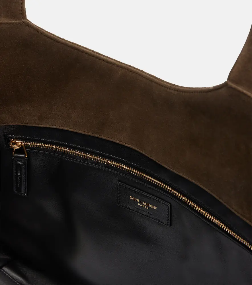 Saint Laurent Icare Medium quilted suede tote bag | Thumbnail 2 Saint Laurent Icare Medium quilted suede tote bag | Thumbnail 2