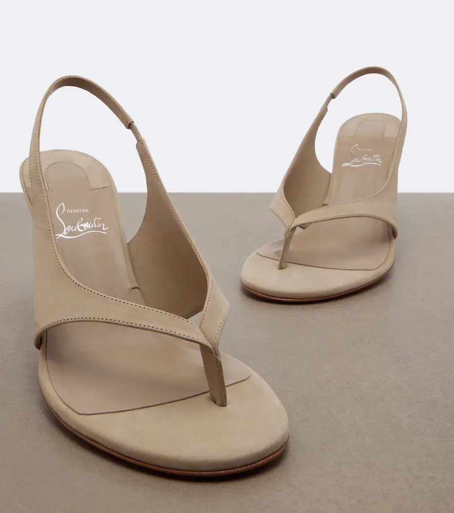 Christian Louboutin Miss Z suede thong sandals | Thumbnail 3 Christian Louboutin Miss Z suede thong sandals | Thumbnail 3