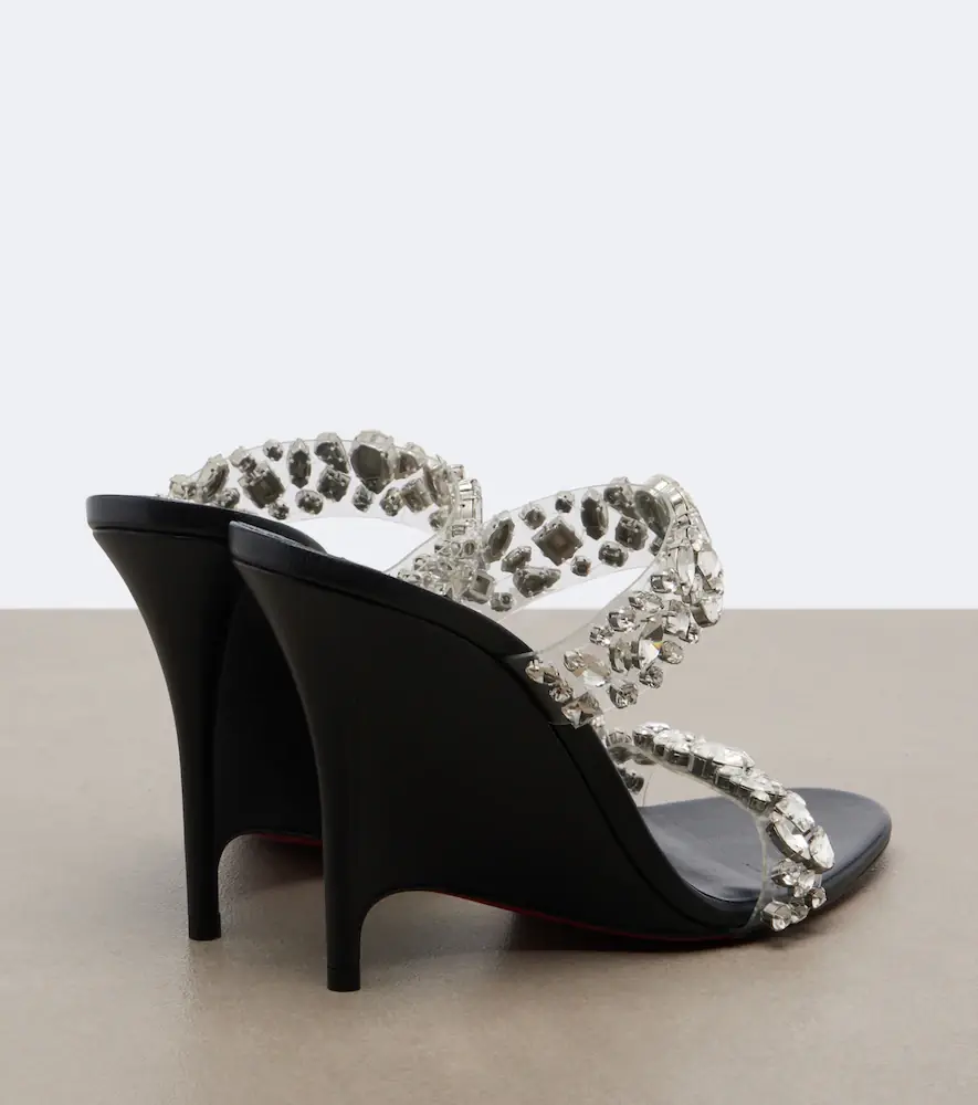 Christian Louboutin Miss Z embellished wedge sandals | Thumbnail 2