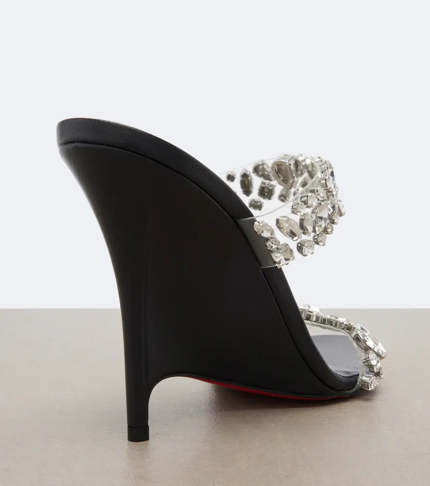 Christian Louboutin Miss Z embellished wedge sandals | Thumbnail 4