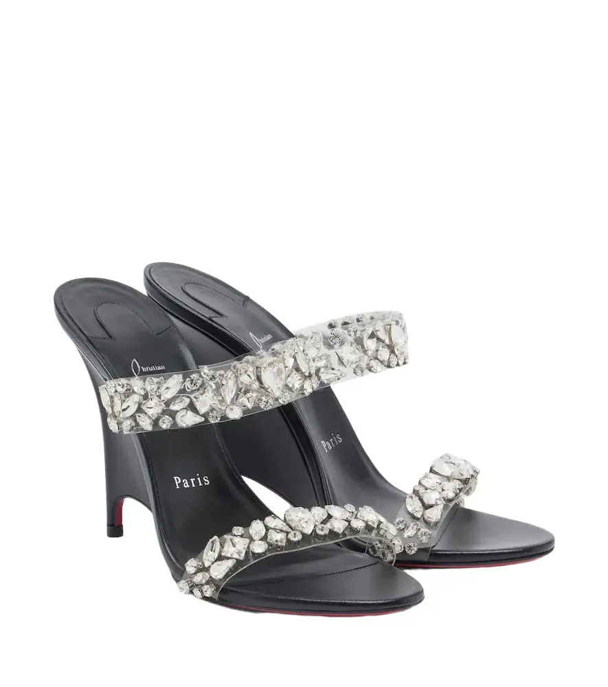 Christian Louboutin Miss Z embellished wedge sandals | Image 1 Christian Louboutin Miss Z embellished wedge sandals | Image 1