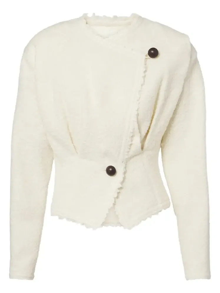 Suna wool and alpaca-blend bouclé jacket Suna wool and alpaca-blend bouclé jacket
