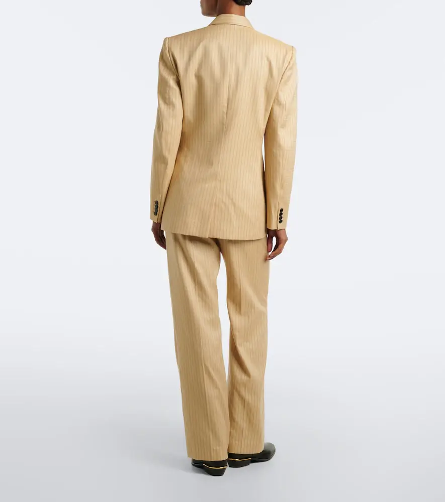 Isabel Marant Noanda pinstripe wool-blend straight pants | Thumbnail 6
